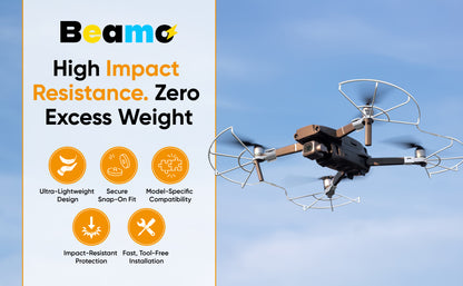 Protection d'hélices Beamo pour drone DJI Air 3S/Air 3, accessoire de protection des pales pour un vol en toute sécurité