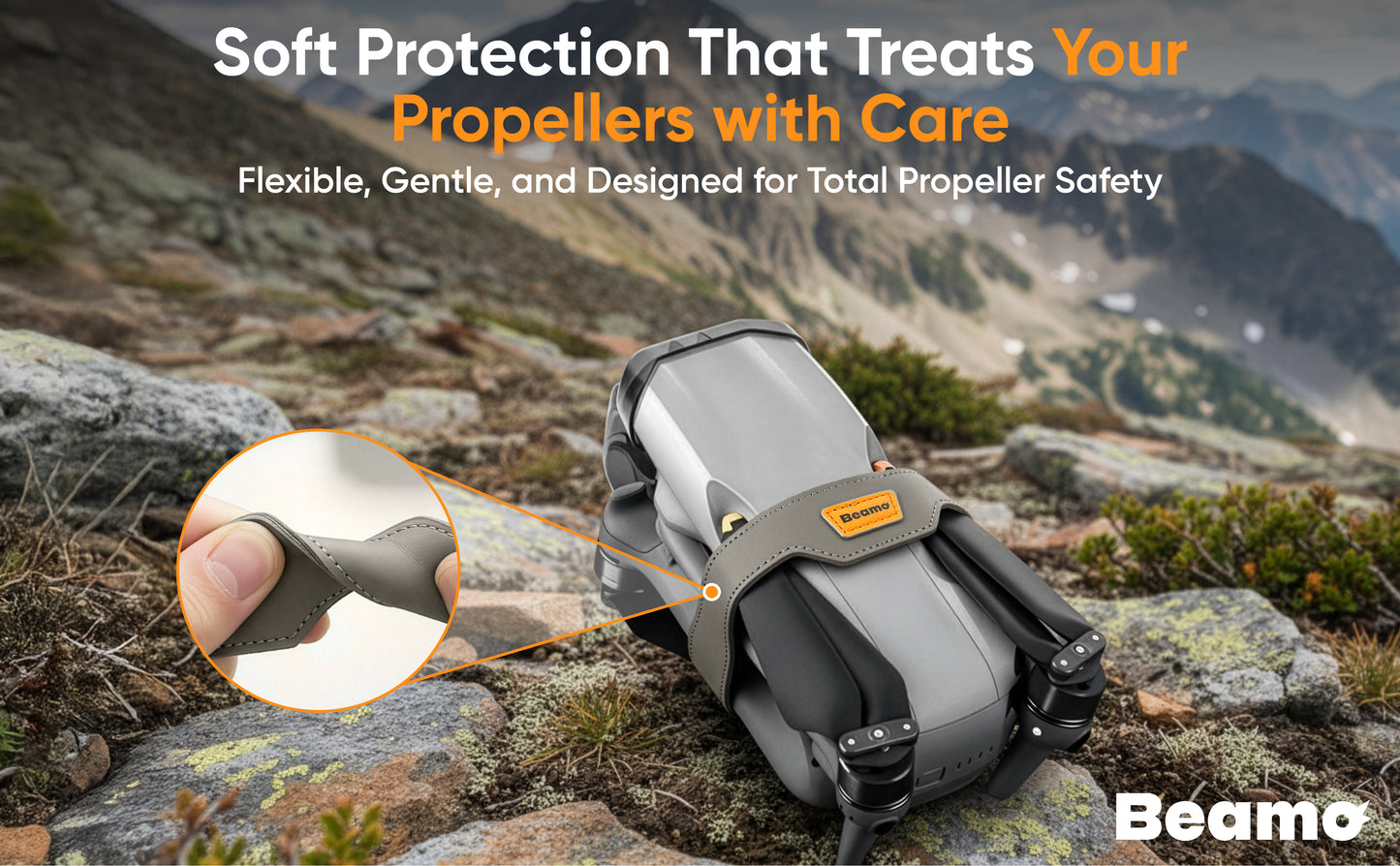 Support de sangle d'hélice Beamo pour DJI Air 3/3s, accessoire de protection pour le transport et le voyage
