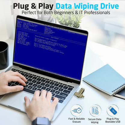 Beamo Effaceur de données pour disques durs et SSD USB, Outil d'effacement de données hautement sécurisé, Le logiciel d'effacement de données de référence dans l'industrie