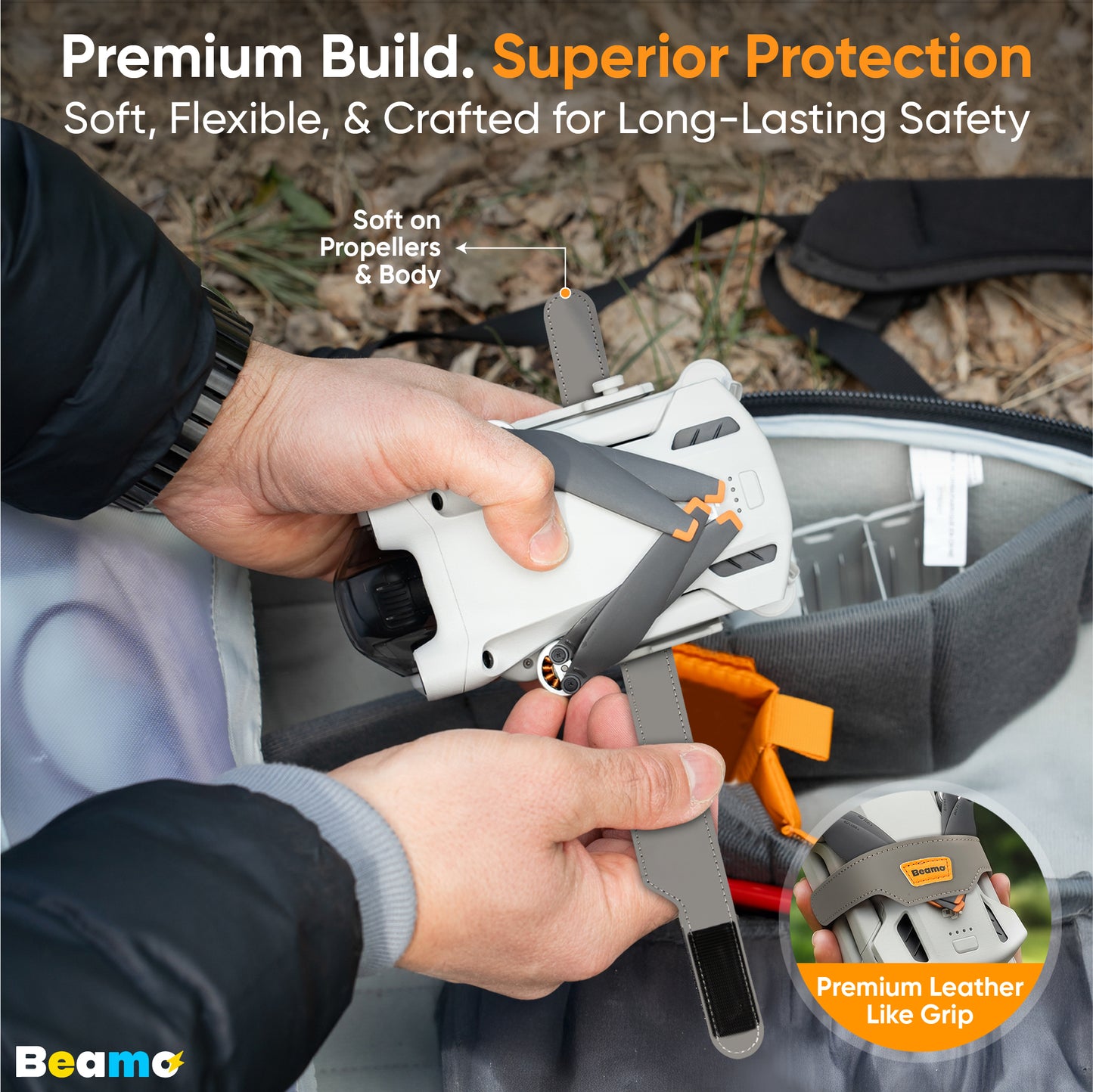 Support de sangle d'hélice Beamo pour DJI Air 3/3s, accessoire de protection pour le transport et le voyage