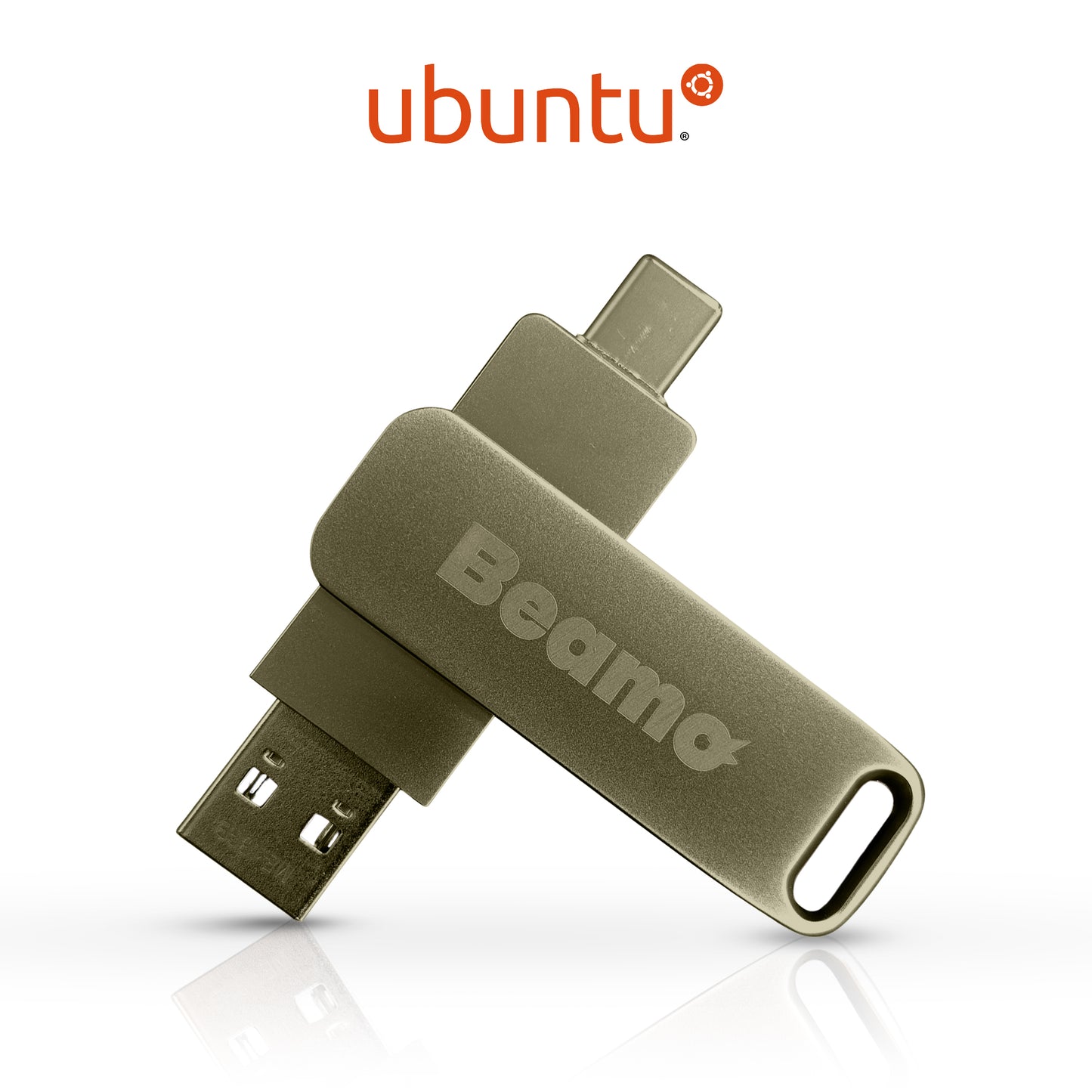 Clé USB bootable Beamo Ubuntu Desktop 24.04.3 LTS (dernière version) 64 bits, Live USB pour l'installation et la réparation d'Ubuntu Desktop