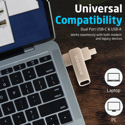 Clé USB bootable Beamo Windows 11, 16 Go, disque d'installation et de réparation pour Windows 11, compatible UEFI et Legacy Boot, sans TPM ni Secure Boot requis, compatible USB-A et USB-C